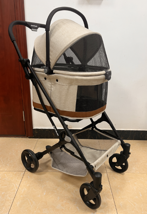 Foldable pet stroller